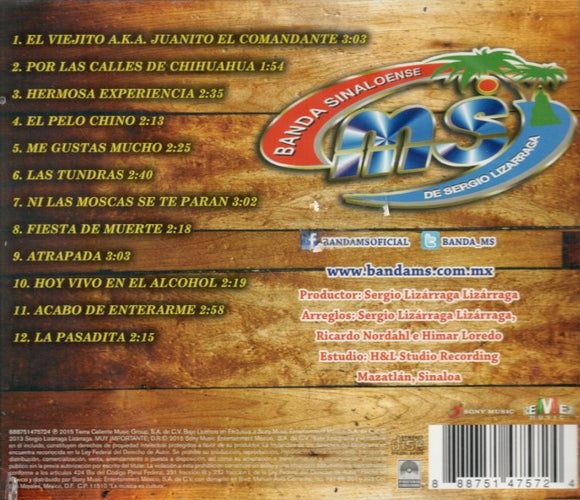 MS Banda Sinaloense (CD 10 Aniversario El Viejito) SMEM-4757