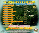 10 Corridos Costenos (CD Autenticos Verdad de Dios) ARC-109