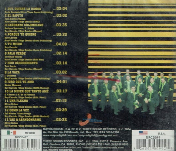Cana Verde Banda (CD Que Quiere La Banda) MDCD-5620