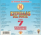14 Estrellas del Norte (CD Vol#2 Con 7 Escuadras Musicales) KM-024