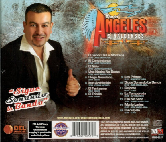 Angeles Sinaloenses Banda (CD Sigue Sonando La Banda) MMS-2057