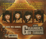 Grandes De Tijuana (CD De Que Me Sirve) LSRCD-10203 "USADO"