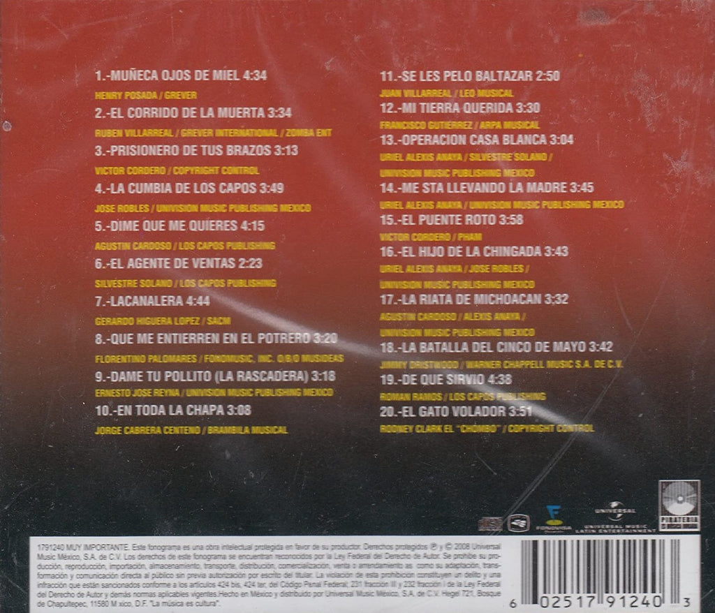 Capos de Mexico (CD Me Esta Llevando La Madre) UMGX12403 ob Musica