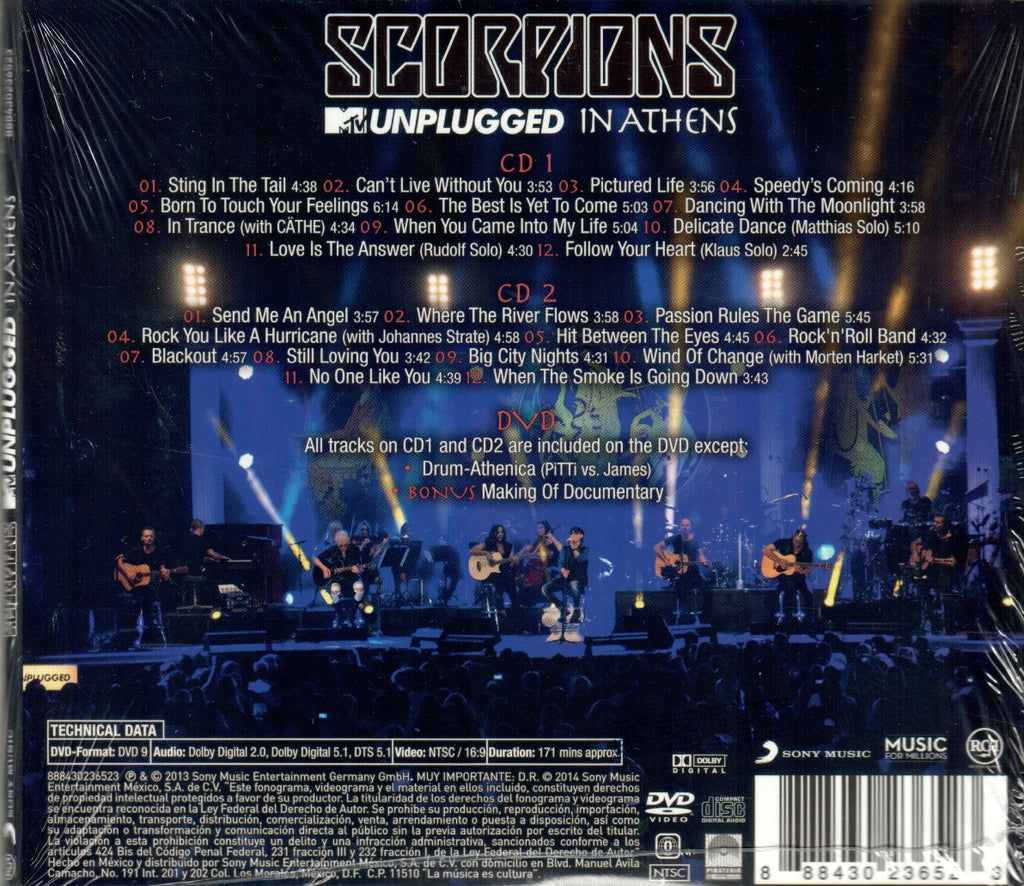 Scorpions (2CD-DVD MTV Unplugged In Athens) SMEM-2365