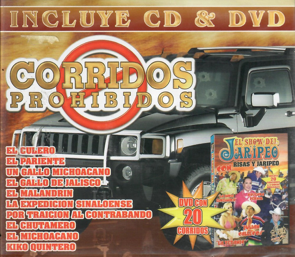 Corridos Prohibidos (CD-DVD Musica Y Jaripeo) DBCD-548 OB n/az