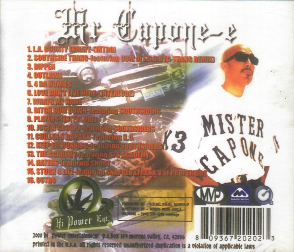 Mr. Capone-E & The Southsiders (CD Mr. Capone E & The Southsiders ...