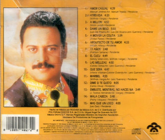 Wilfrido Vargas (CD Wilfrido Vargas y Sus Exitos) CDREI-74027