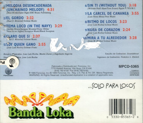 Loka Banda (CD Solo Para Locos) MPCD-5365