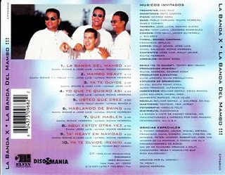 X, La Banda (CD La Banda Del Mambo) EP968CD