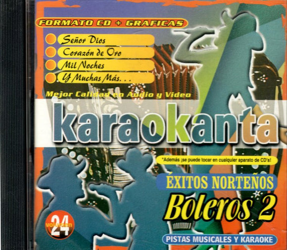 Exitos Norteños (CD Karaokanta Boleros #2) CDJ-KAR-4024