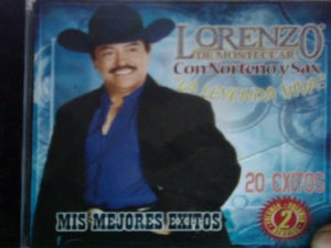 Lorenzo De Monteclaro (CD 20 Mis Mejores Exitos Vol#2 Con Norteño Y Sax) CAN-897