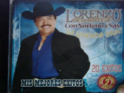 Lorenzo De Monteclaro (CD 20 Mis Mejores Exitos Vol#2 Con Norteño Y Sax) CAN-897