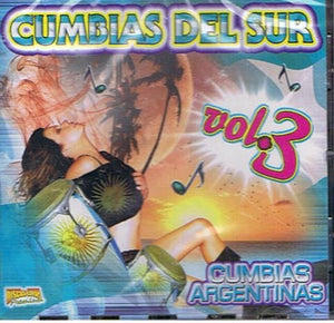 Cumbias Del Sur (CD VoL#3 Cumbias Argentinas Varios Artistas Originales) CDDEPP-1351 "USADO"