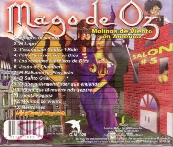 Mago De Oz (CD Molinos De Viento En America) GM-025