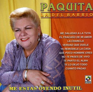 Paquita La Del Barrio (CD Me Estas Oyendo Inutil, Con Mariachi) CDS-3277