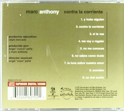 Marc Anthony (CD Contra La Corriente) UMVD-60709