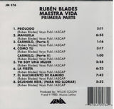 Rubén Blades (CD Maestra Vida Primera Parte) JM-576