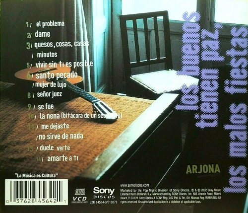Ricardo Arjona (2VCD Enhanced, Santo Pecado) L2K-84564