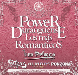 Power Duranguense: (CD Los Mas Romanticos Varios Artistas) ASL-30045 "USADO"