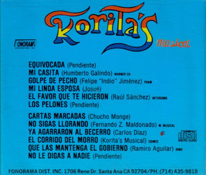 Korita's Musical (CD Cartas Marcadas) FRCD-2051