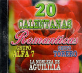 20 CALENTANAS ROMANTICAS (C D Varios Artistas Originales) AMERICA-50033 "USADO"