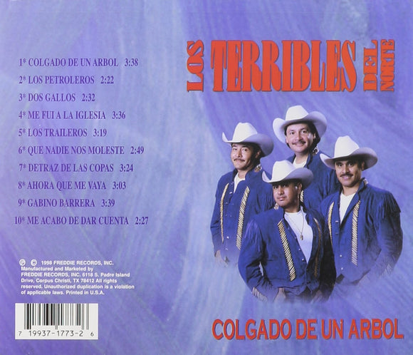 Terribles del Norte (CD Colgado De  Un Arbol) FMCD-1773