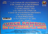 Jorge Gamboa "El Incomparable De Sinaloa (CD La Caida de un Monarca) DL-255