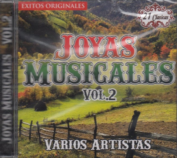 Joyas Musicales (CD Vol#2 21 Clasicas, Exitos Originales) JRCD-080