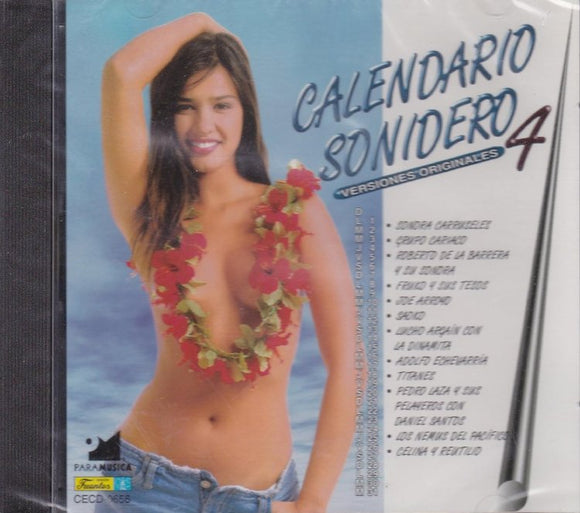 Calendario Sonidero (CD Vol#4 Varios Artistas Originales) CECD-0656