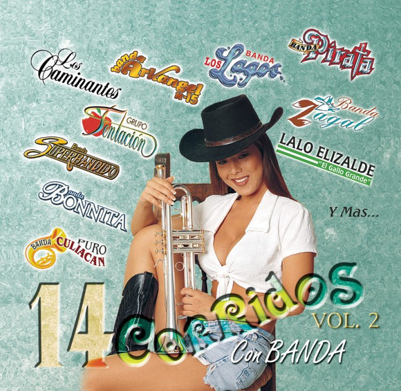 14 Corridos Con Banda (CD Vol#2 Varios Artistas Originales) LUK-84176