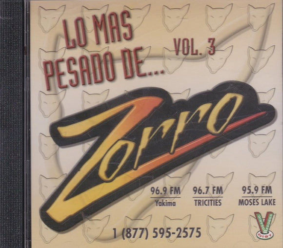 Zorro FM, Lo Mas Pesado (CD Vol#3 Varios Artistas) RR-002