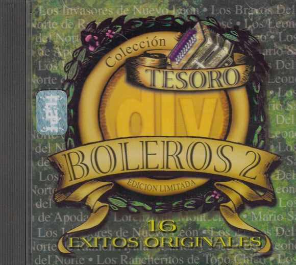 Coleccion Tesoro Boleros (CD Vol#2 16 Exitos Originales) EMI-DLV-3867