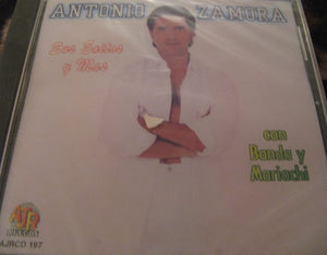 Antonio Zamora (CD Sus Exitos y Mas, Con Banda y Mariachi) AJR-197