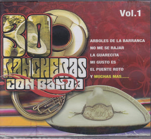 30 Rancheras Con Banda (CD Vol#1 Varios Artistas) DBCD-1047