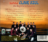 Clave Azul Banda (CD De Regreso a Sinaloa) UMVD-70533