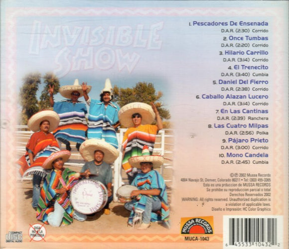 Invisible Show (CD A Tamborazo Perron) MUCA-1043