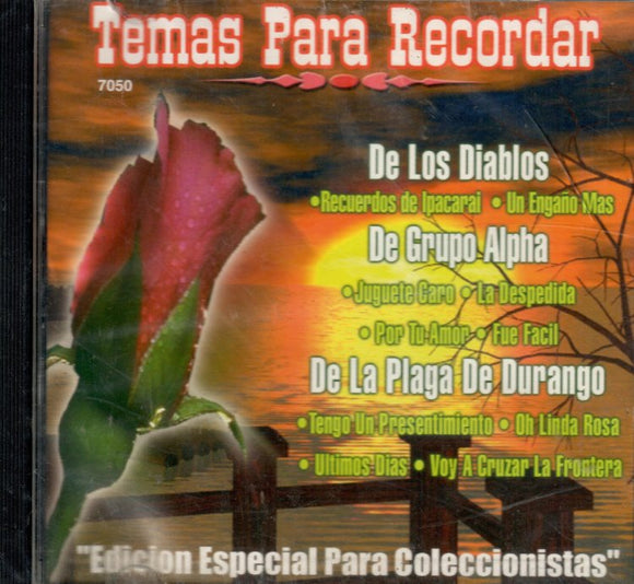 Temas Para Recordar (CD Varios Artistas) IMT-7050