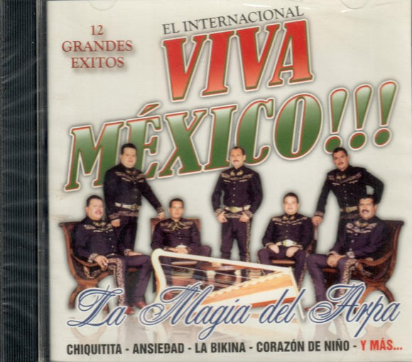 Internacional Viva Mexico (CD 12 Grandes Exitos, La Magia del Arpa) CDTFP-517