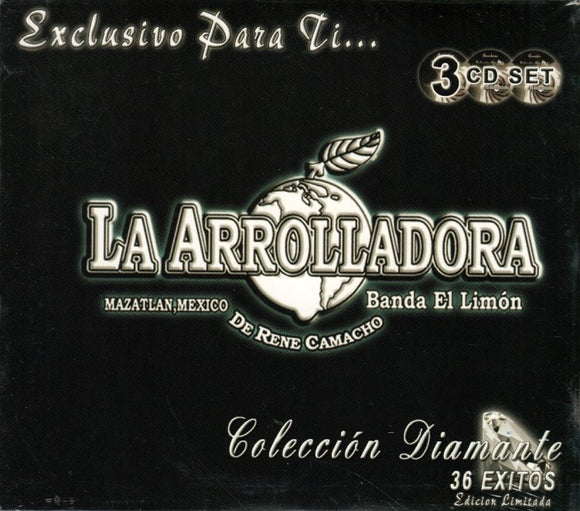 Arrolladora Banda El Limon (3CD 36 Exitos, Coleccion Diamante) LSRCD-1002