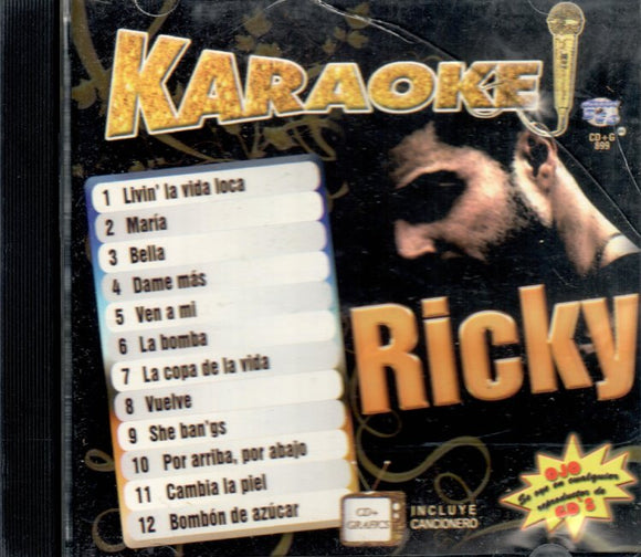 Ricky (CD Karaoke Livin' La Vida Loca) DCO+G-924