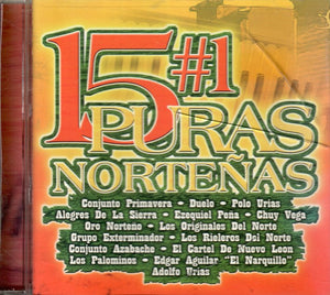 15 #1 Puras Nortenas (CD Varios Artistas) UNIV-10522