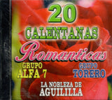 20 CALENTANAS ROMANTICAS (C D Varios Artistas Originales) AMERICA-50033