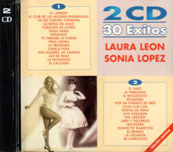 Laura Leon & Sonia Lopez (2CD 30 Grandes Exitos) IM-8177 