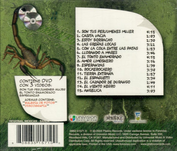Lamento Show Banda (CD-DVD 15 Autenticos Alacranazos) UMVD-15710