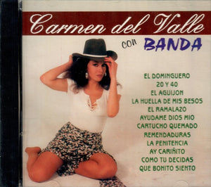Carmen Del Valle (CD Con Banda "El Dominguero") QUCD-20787