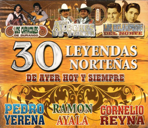 30 Leyendas Nortenas (CD De Ayer, Hoy y Siempre) DBCD-625