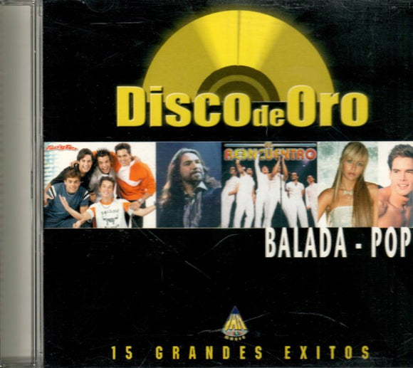 Disco de Oro (CD Balada Pop 15 Grandes Exitos) JML-39334