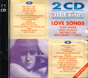 Love Songs (2CD 30 Exitos Various Artists) IM2CD-8221 "USADO"