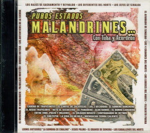 Puros Estados Malandrines (CD Tuba y Acordeon,Varios Artistas) AJR-4628