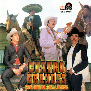 Cuatro Grandes (CD Con Banda Sinaloense Varios Artistas) USD-1014